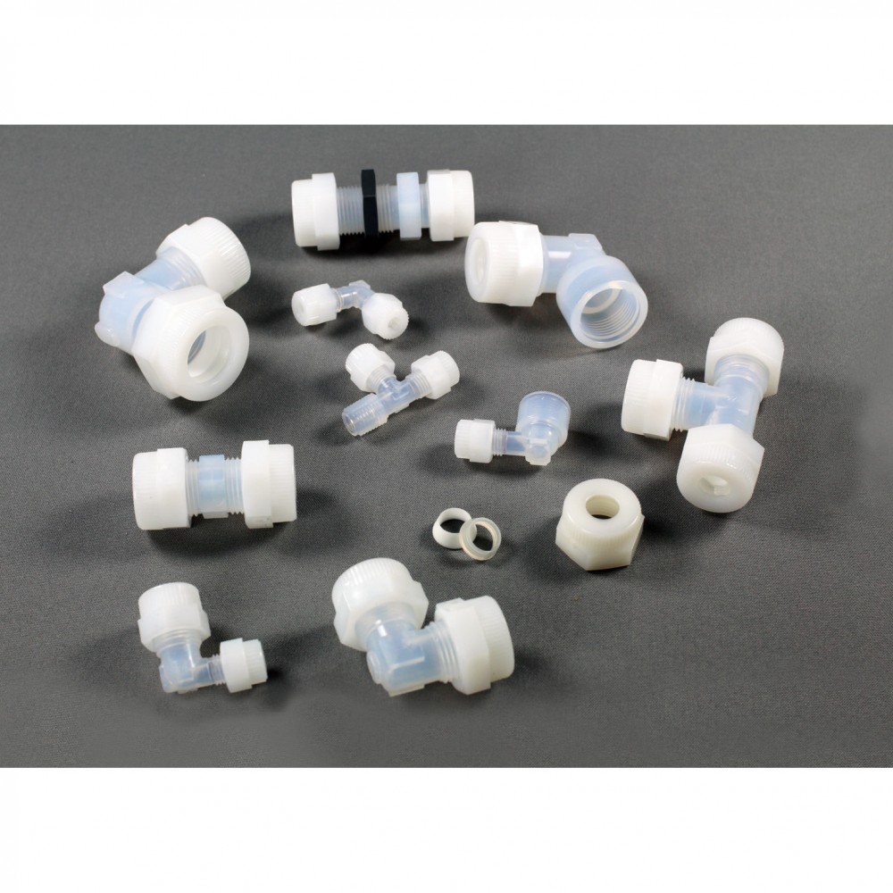 Furon® Grab Seal™ Teflon Fittings